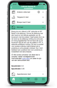 klinisch testen orthopedie appendix