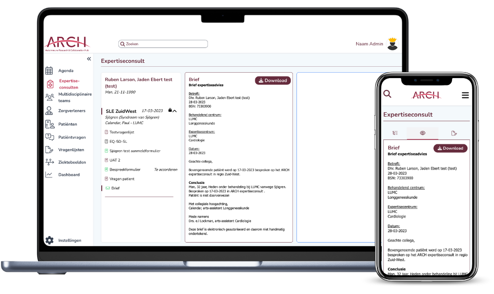ARCH Portaal - Overzichtelijke rapportagebrieven